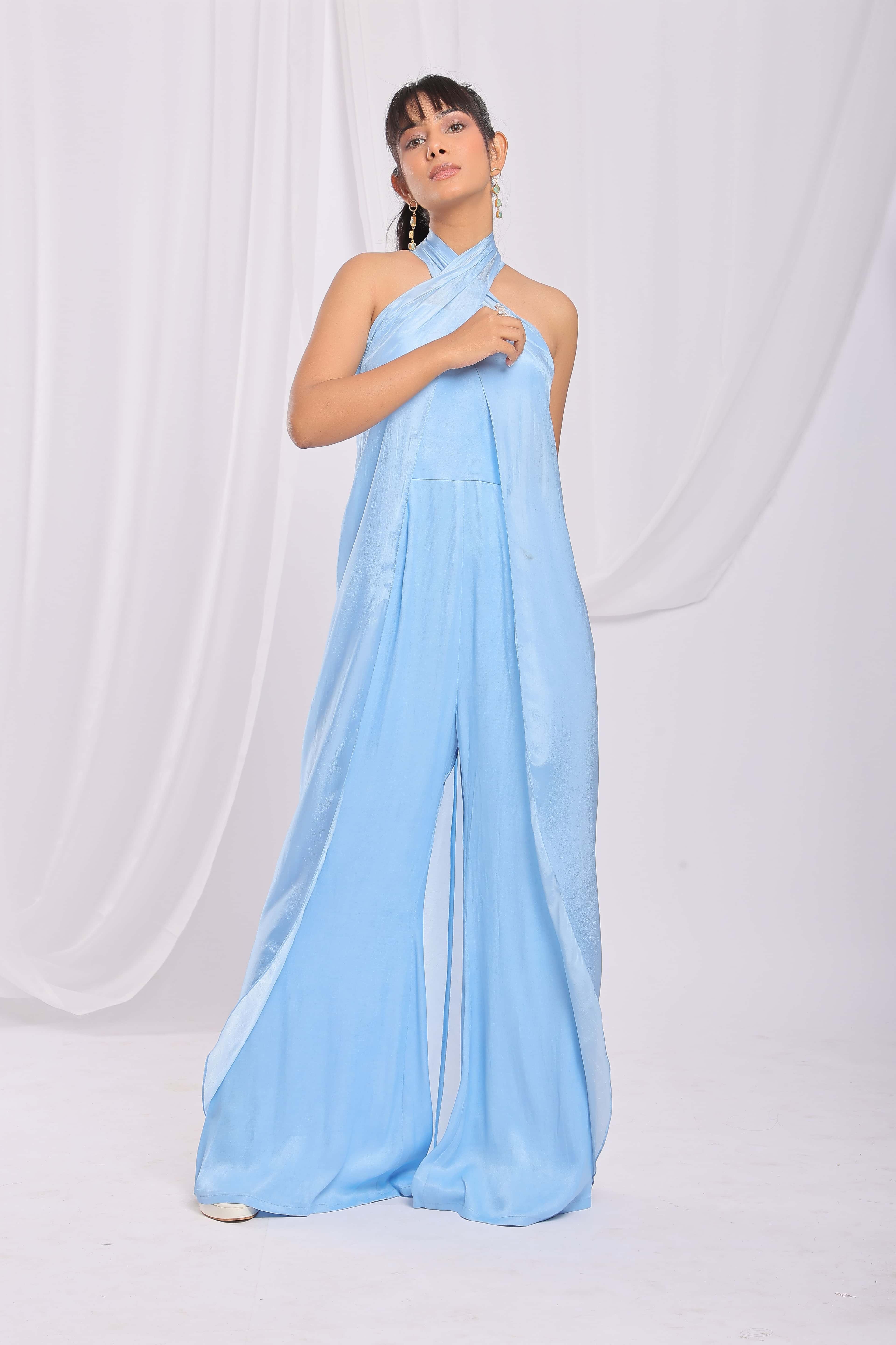 Ocean breeze halter jumpsuit